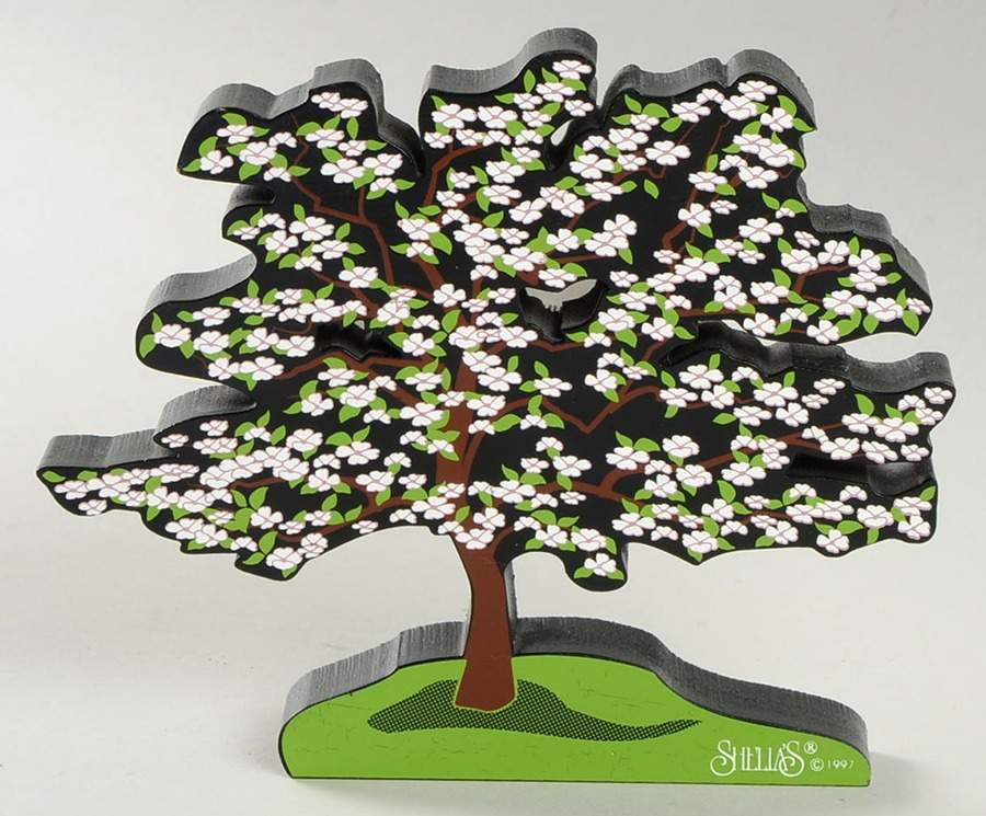 Shelia's Accessories Dogwood - No Flowers On Ground - No Box by Shelias Collectibles-1