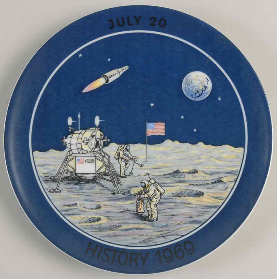 Historical Events Moon Landing-Flag  - Boxed by Seven Seas-1