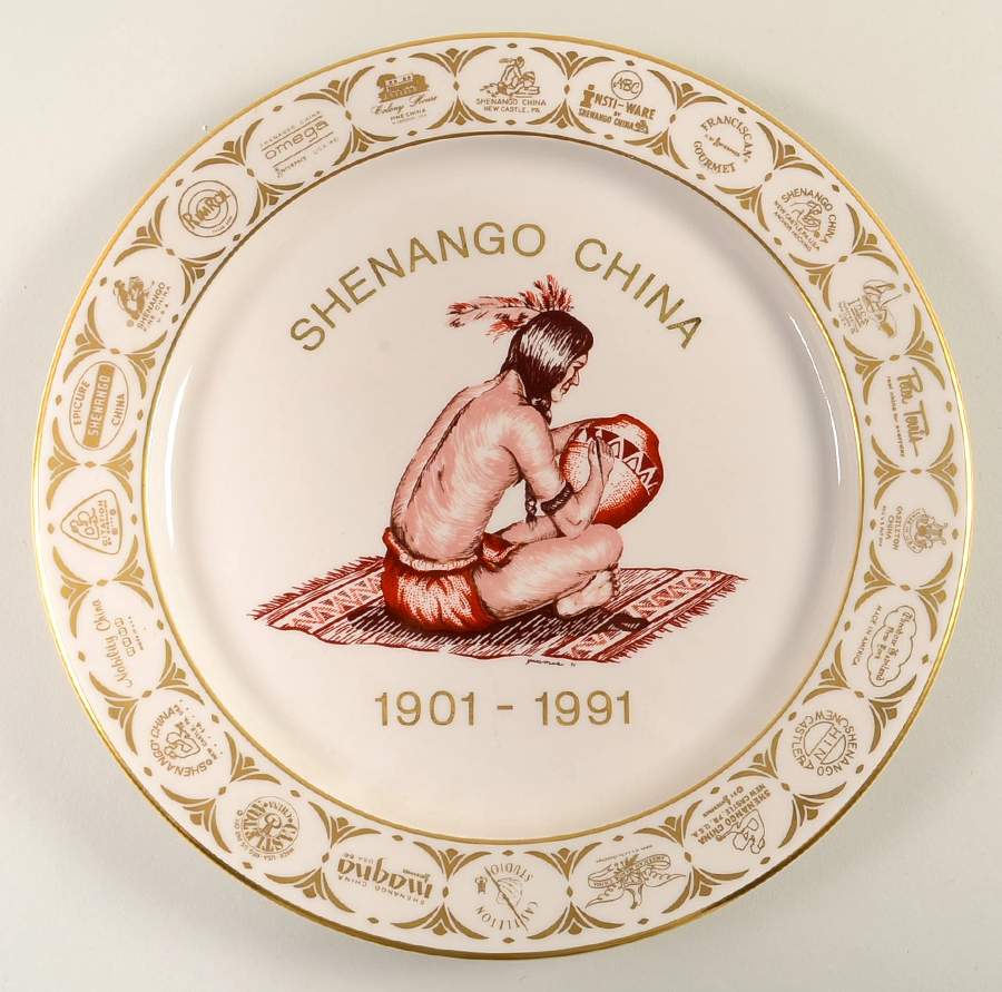 Shenango Plates Anniversary 1901-1991 - No Box by Shenango-1