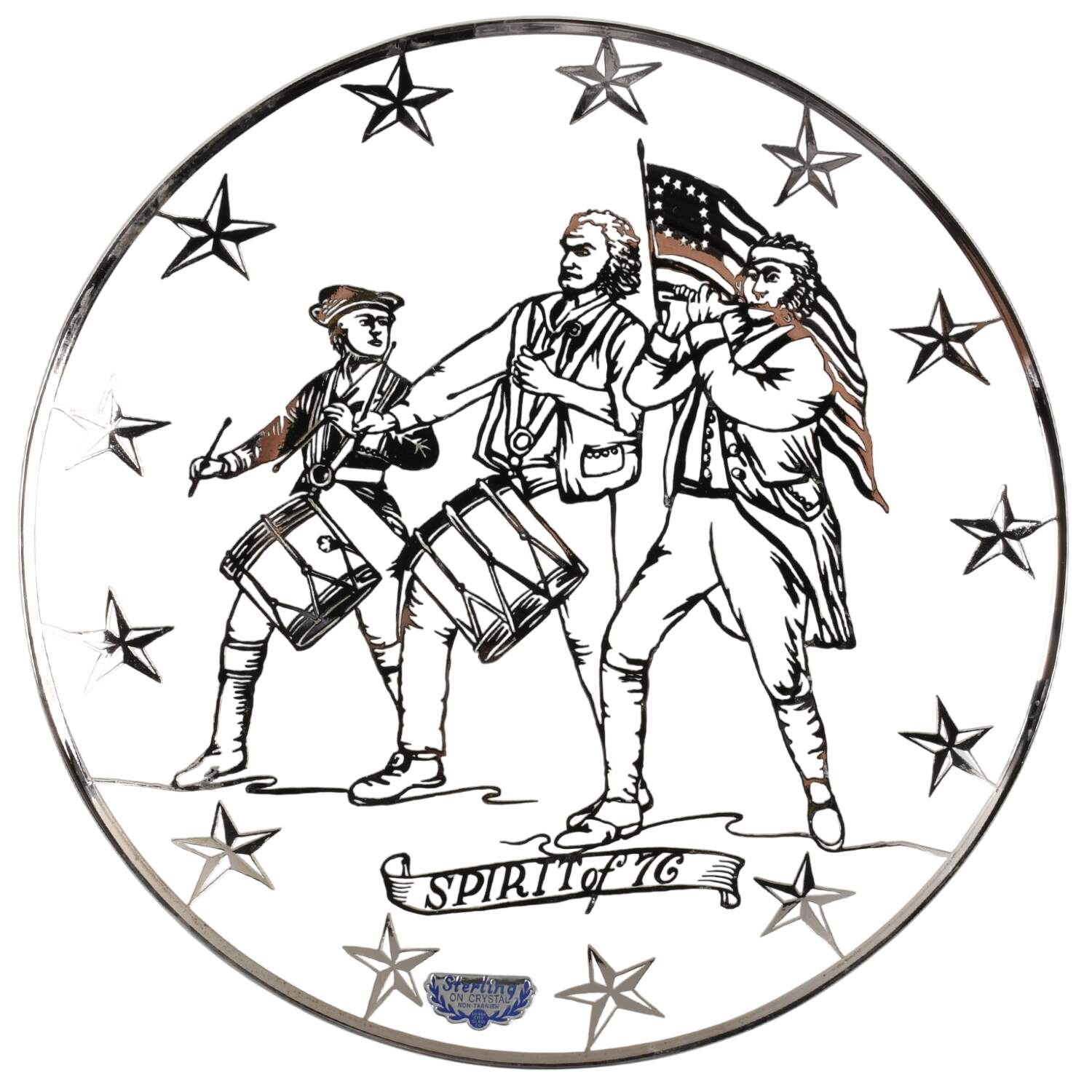 American Heritage Plate Spirt Of 76 - No Box by Silver City-1
