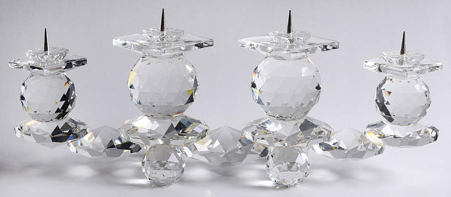 Swarovski Candleholders 130-4 Light Holder-Pin Style - No Box by Swarovski-1