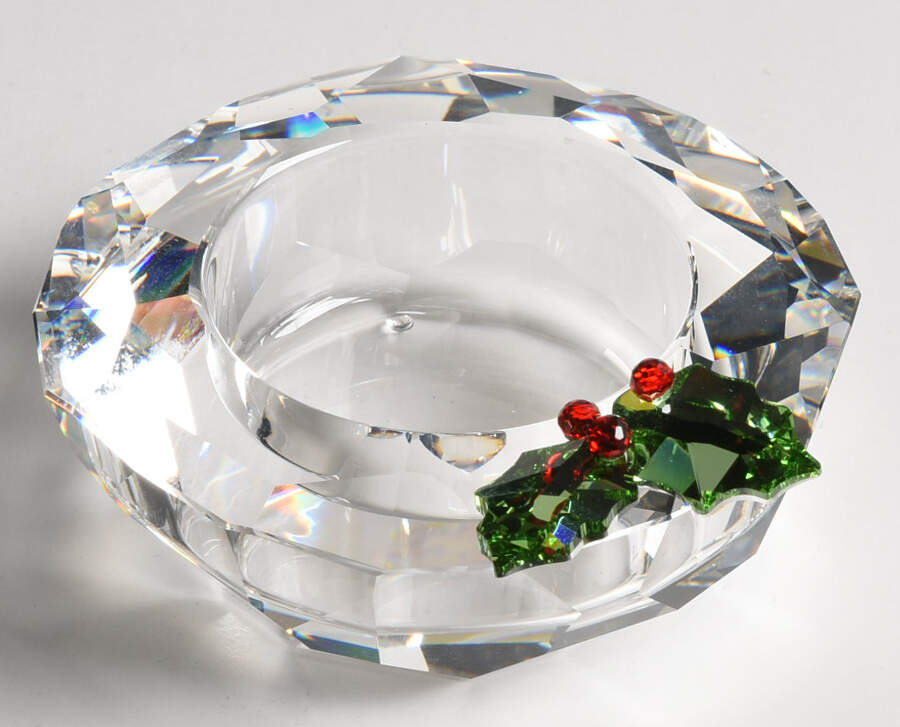 Swarovski Candleholders Holly Tea Light - No Box by Swarovski-1