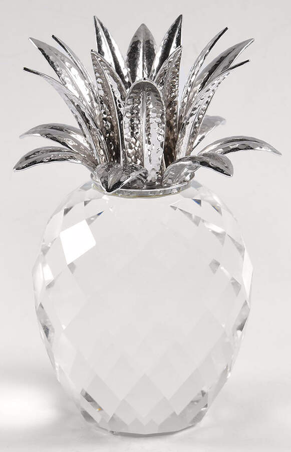 Swarovski Candleholders Pineapple Rhodium-Candleholder - Boxed by Swarovski-1