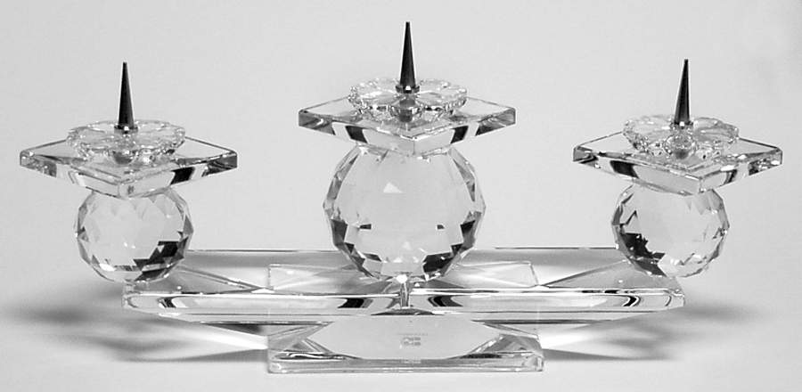 Swarovski Candleholders 107 Candleholder-Pin Style - Boxed by Swarovski-1