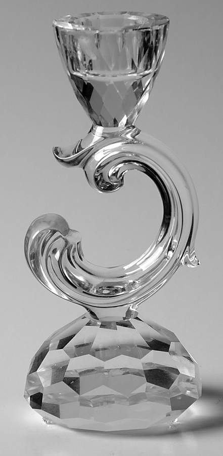 Swarovski Candleholders Baroque Candleholder-Honeycomb Cut - No Box by Swarovski-1