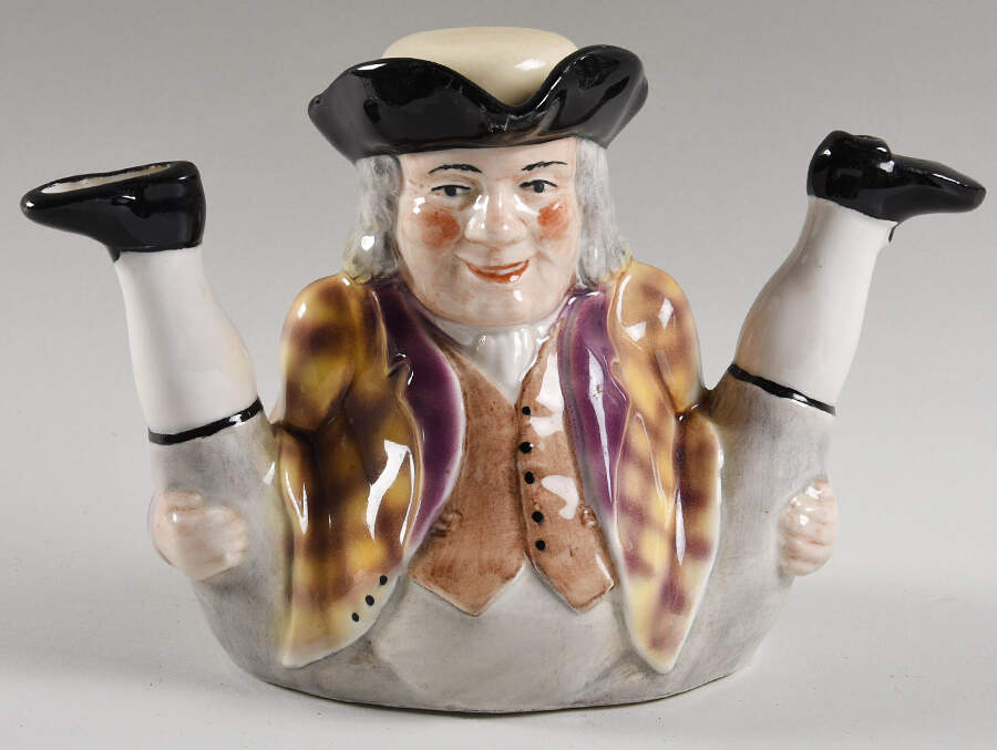 Character Tea Pot William Wad-Purple Plaid - No Box by Staffordshire-1