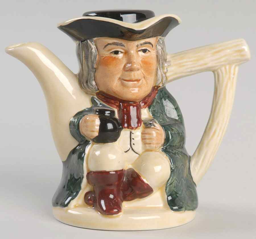 Character Tea Pot Happy John - No Box by Staffordshire-1