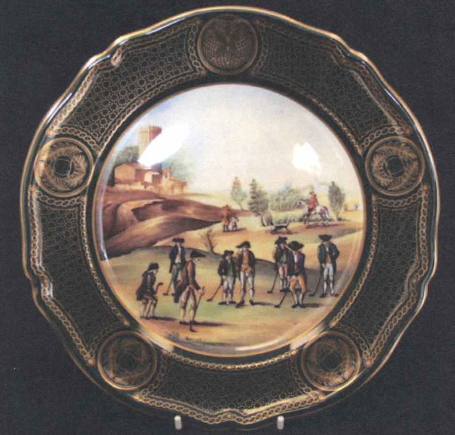 Antique Golf Series-Plate Plate#6 - Boxed by Spode-1