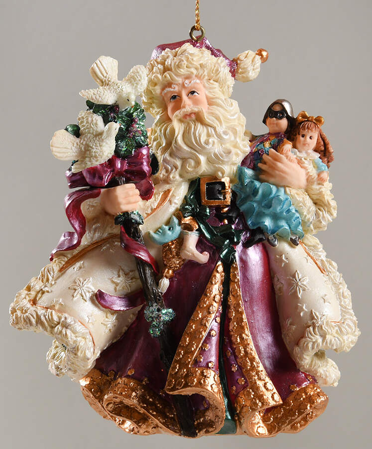 Musical Ornaments Santa's Treasures - No Box by San Francisco Music Box-1