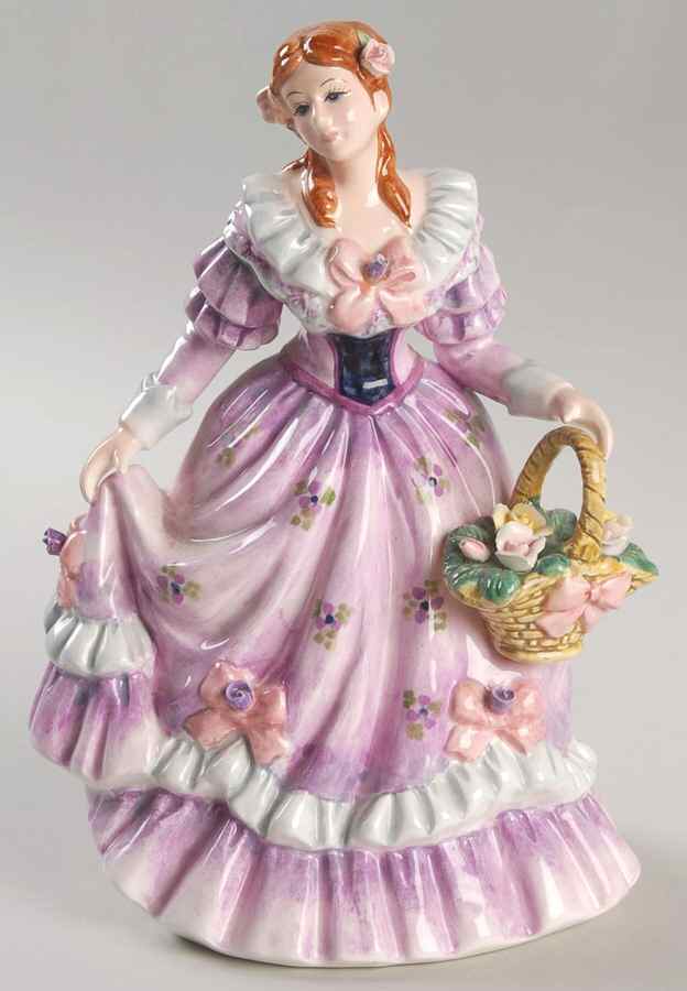 Yamada Originals Musical Lady W/ Flower Basket - With Box by Schmid-1