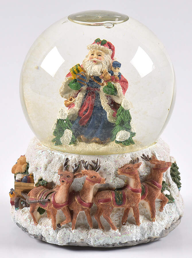 Musical Snowglobes Jolly Old St Nick - Boxed by San Francisco Music Box-1
