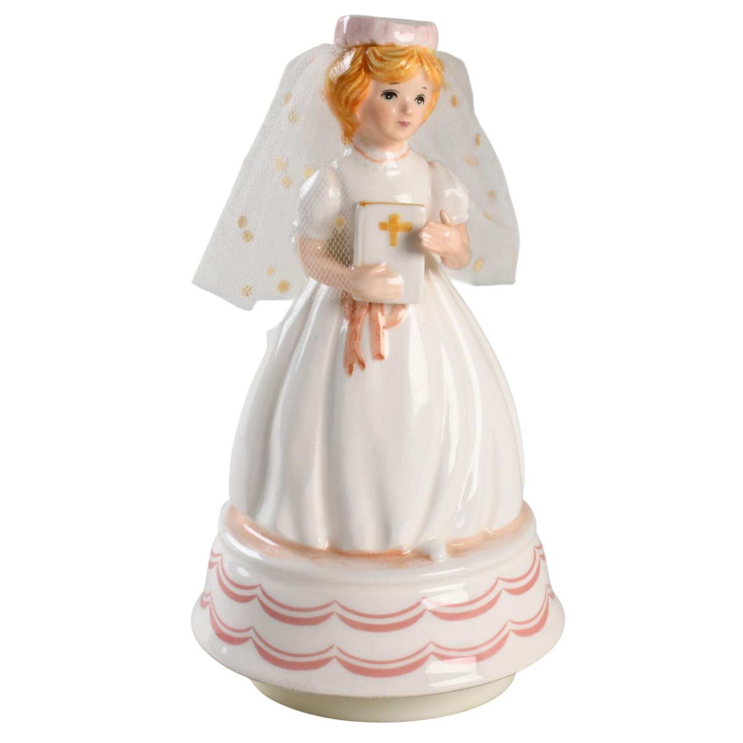 Schmid Music Box Communion Girl - Boxed by Schmid-1
