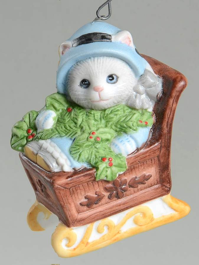 Kitty Cucumber Priscilla In Sleigh - No Box by Schmid-1