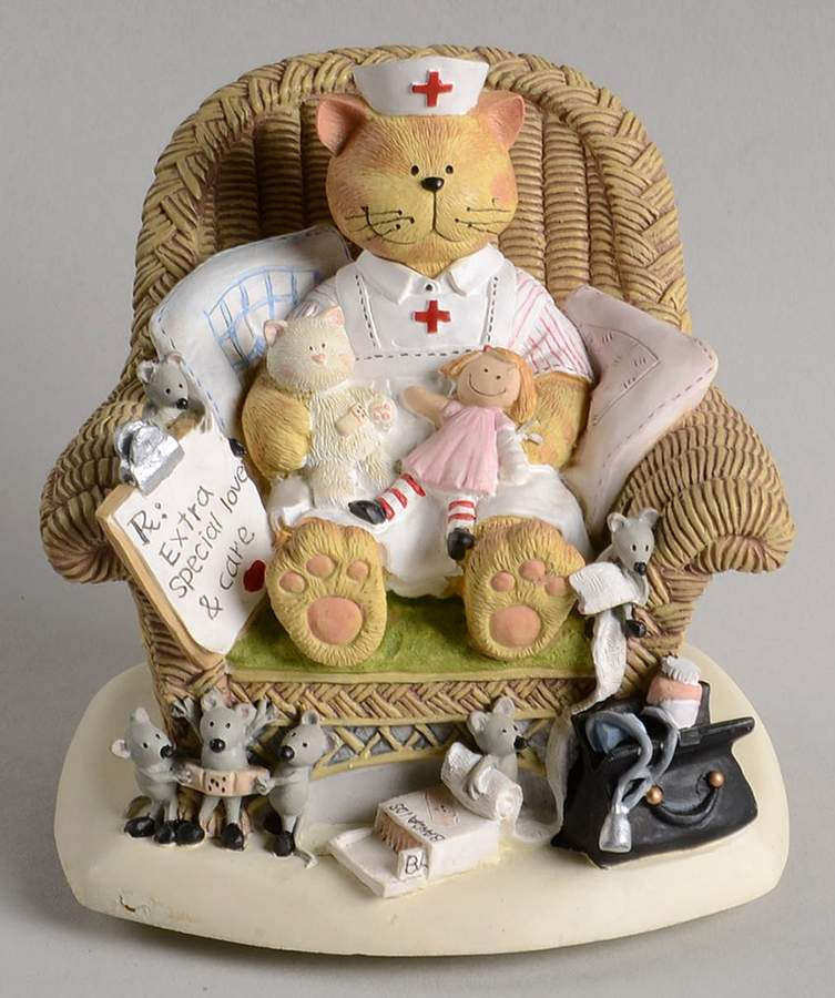 Music Boxes Cat Nurse - No Box by San Francisco Music Box-1