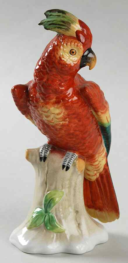 Sitzendorf Figurines Red Parrot - No Box by Sitzendorf Porcelain-1