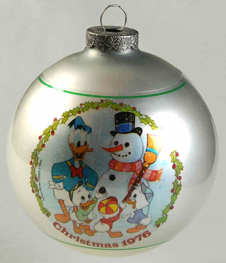 Disney Mickey Ball Ornament 1976 The Disney Family - Boxed by Schmid-1