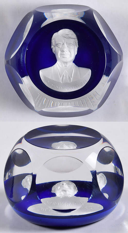 St Louis Paperweights Jimmy Carter - No Box by St Louis-1