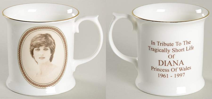 Royalty Commemoratives Princess Diana Tribute Mug  - No Box by Staffordshire-1