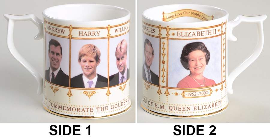 Royalty Commemoratives Elizabeth Ii Succession Mug-Golden Jubil - No Box by Sutherland-1
