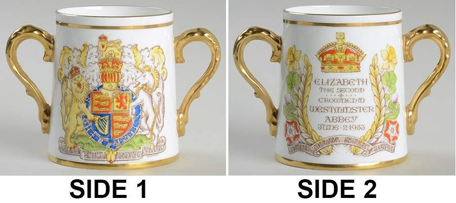 Stanley Royalty Commemoratives Elizabeth Ii Coronation Loving Cup - No Box by Stanley China (ENG)-1