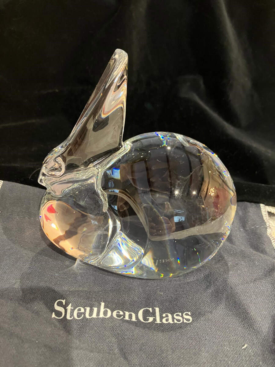 Steuben Figurines - Portugal Rabbit Redux - Boxed by Steuben-1