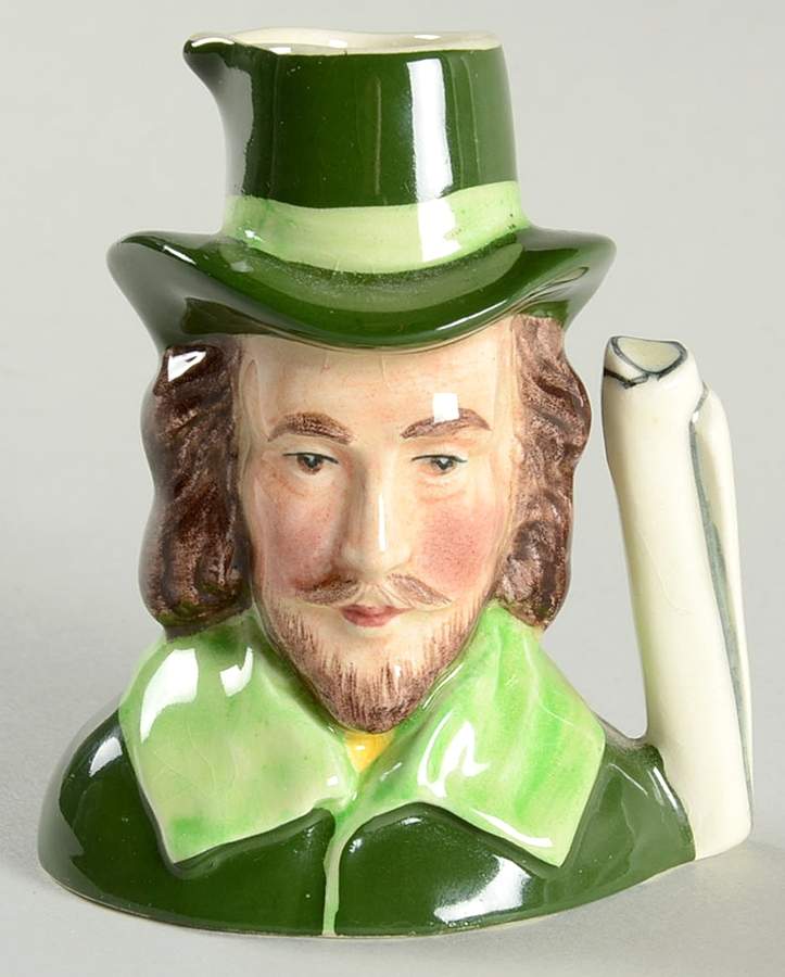 Character Jug William Shakespeare - No Box by Staffordshire-1