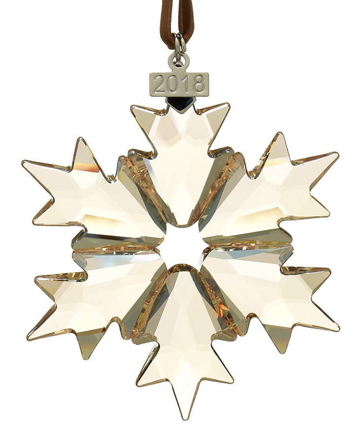 Golden Shadow Annual Ornaments Golden Shadow Snowflake - Boxed by Swarovski-1