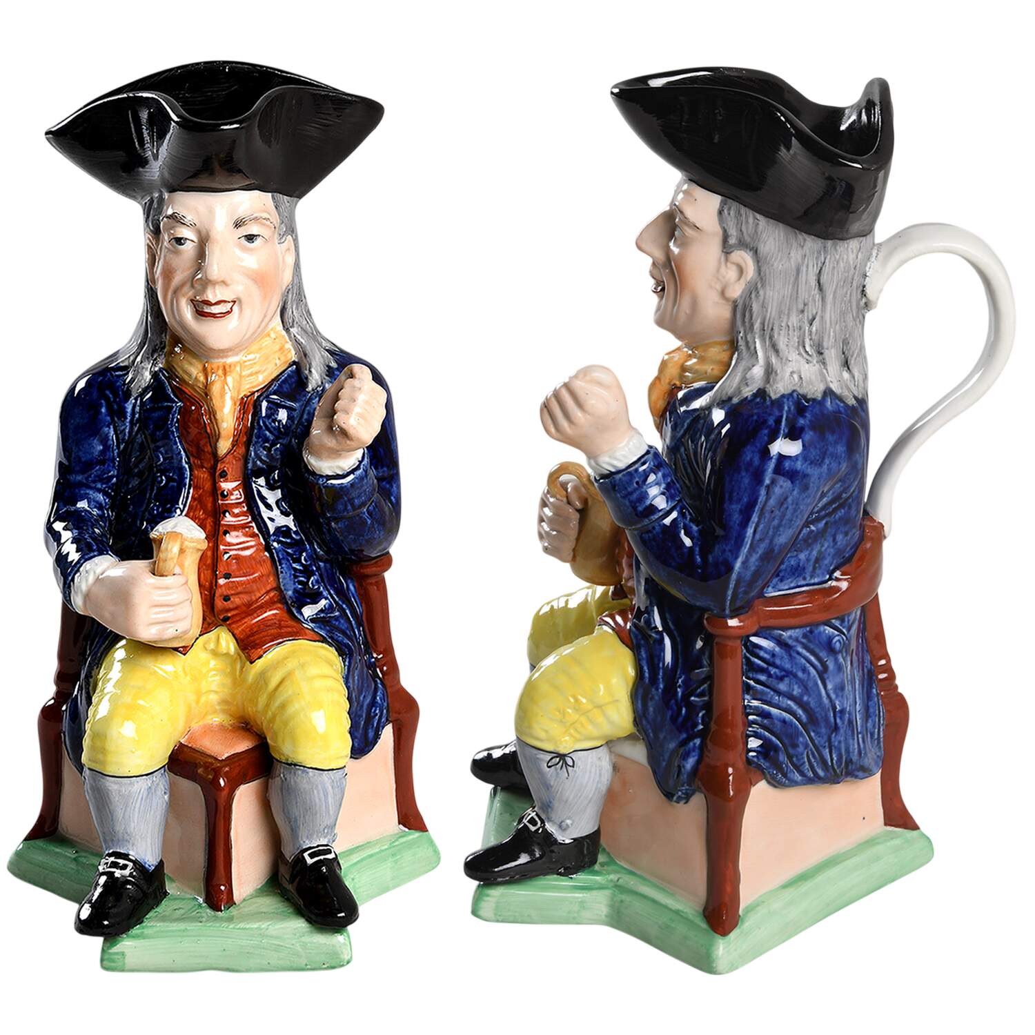 Character Toby Jug Squire - Holding Jug Of Foaming Ale - No Box by Staffordshire-1