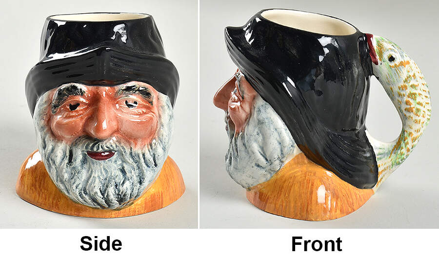 Character Jug Fisherman-Small - No Box by Shorter & Son-1