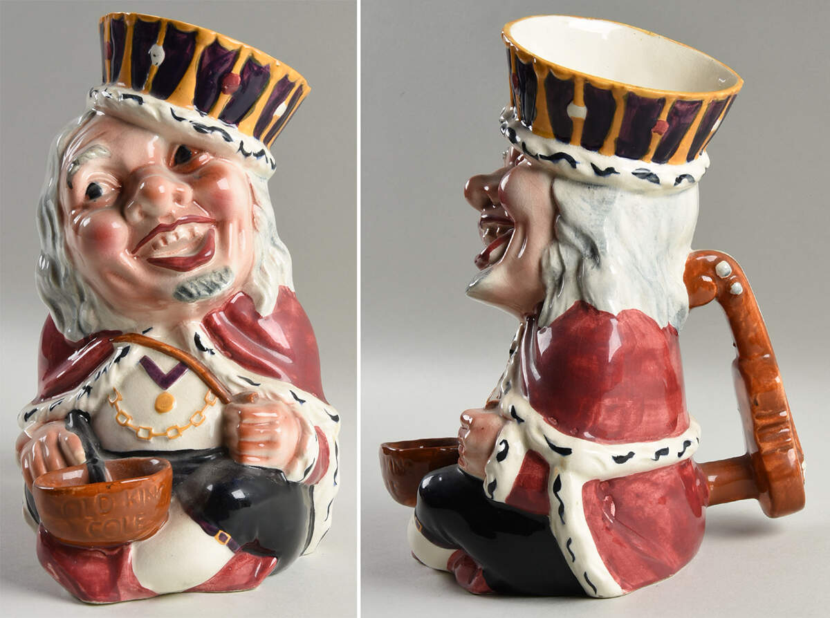 Character Toby Jug Old King Cole-Large - No Box by Shorter & Son-1