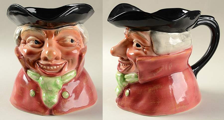Character Jug Colonial Man-Large - No Box by Shorter & Son-1