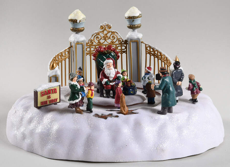 Village Collection Taking Pictures With Santa - Boxed by St Nicholas Square-1