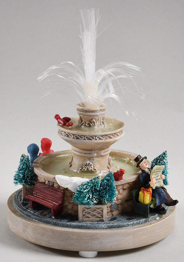 Village Collection Fiber Optic Fountain - Boxed by St Nicholas Square-1