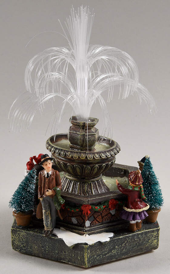 Village Collection Fiber Optic Fountain - Boxed by St Nicholas Square-1