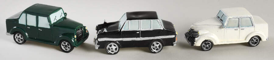 Village Collection Set Of Three Cars - Boxed by St Nicholas Square-1
