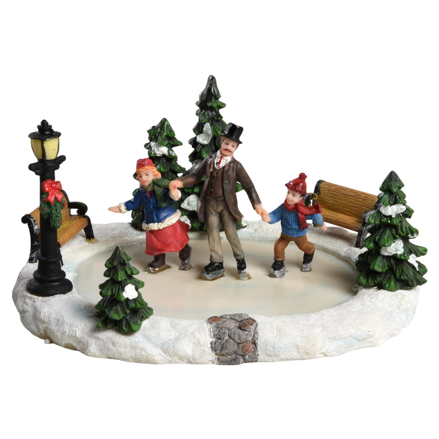 Village Collection Holiday Skating Pond - Boxed by St Nicholas Square-1