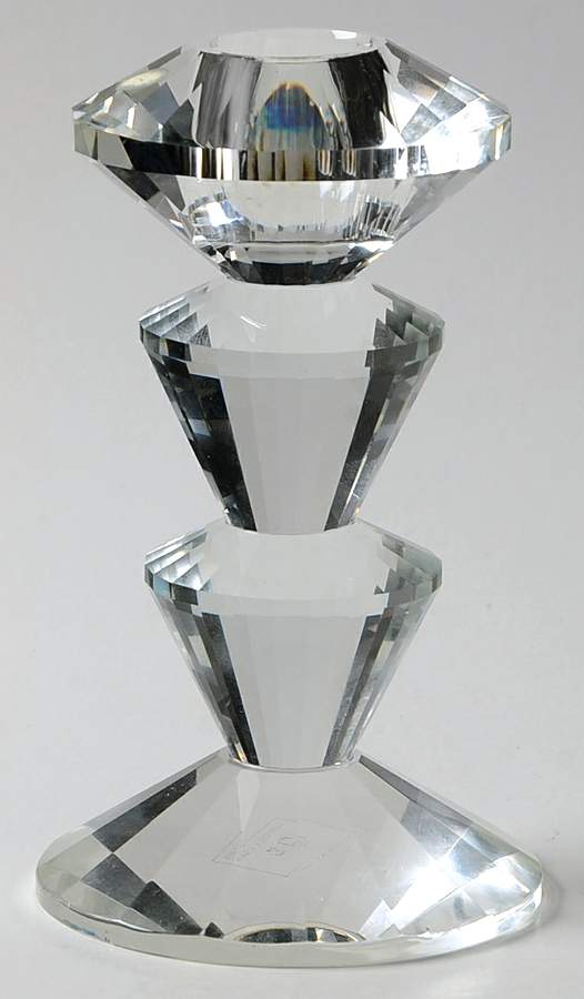 Simon Designs Giftware Candlestick 4"-Single - No Box by Simon Designs Crystal-1