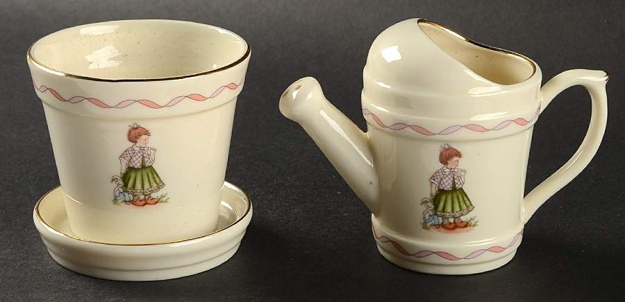Playtime Gift Set Watering Can & Flower Pot-Set Of 2 - Boxed by Schmid-1