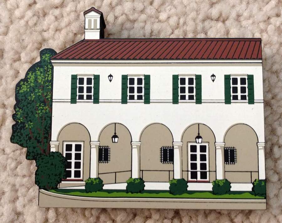 Jekyll Island Crane Cottage-Left Building - No Box by Shelias Collectibles-1