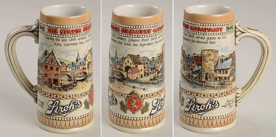Stroh's Heritage Series Steins 1985-Johann Peter Stroh - No Box by Stroh's-1