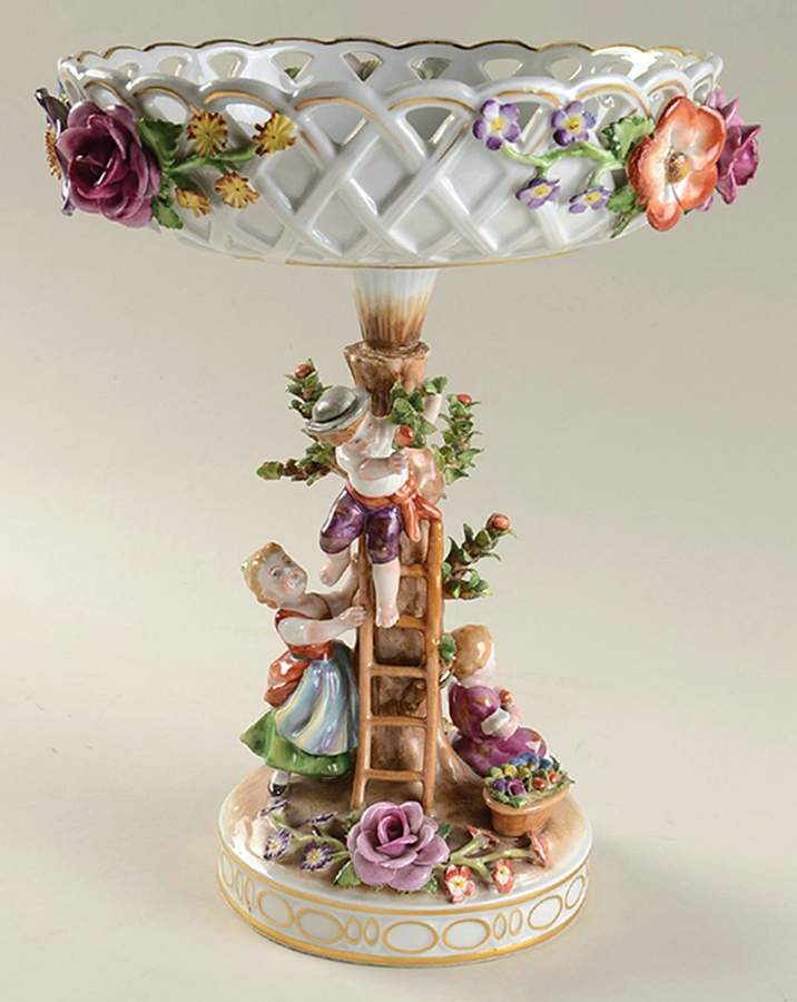 Von Schierholz Figurines Figural Compote - No Box by Schierholz (Germany)-1