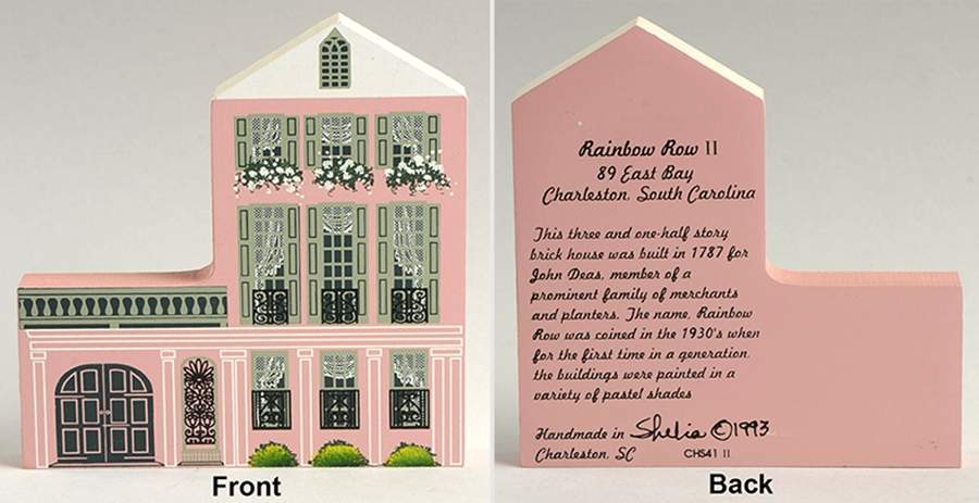 Rainbow Row II 89 East Bay - No Box by Shelias Collectibles-1