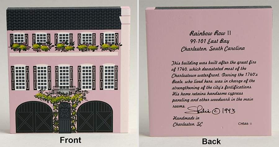 Rainbow Row II 99-101 East Bay - No Box by Shelias Collectibles-1