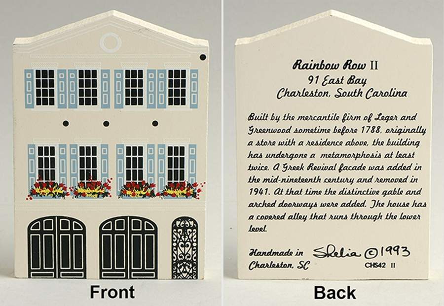 Rainbow Row II 91 East Bay - No Box by Shelias Collectibles-1
