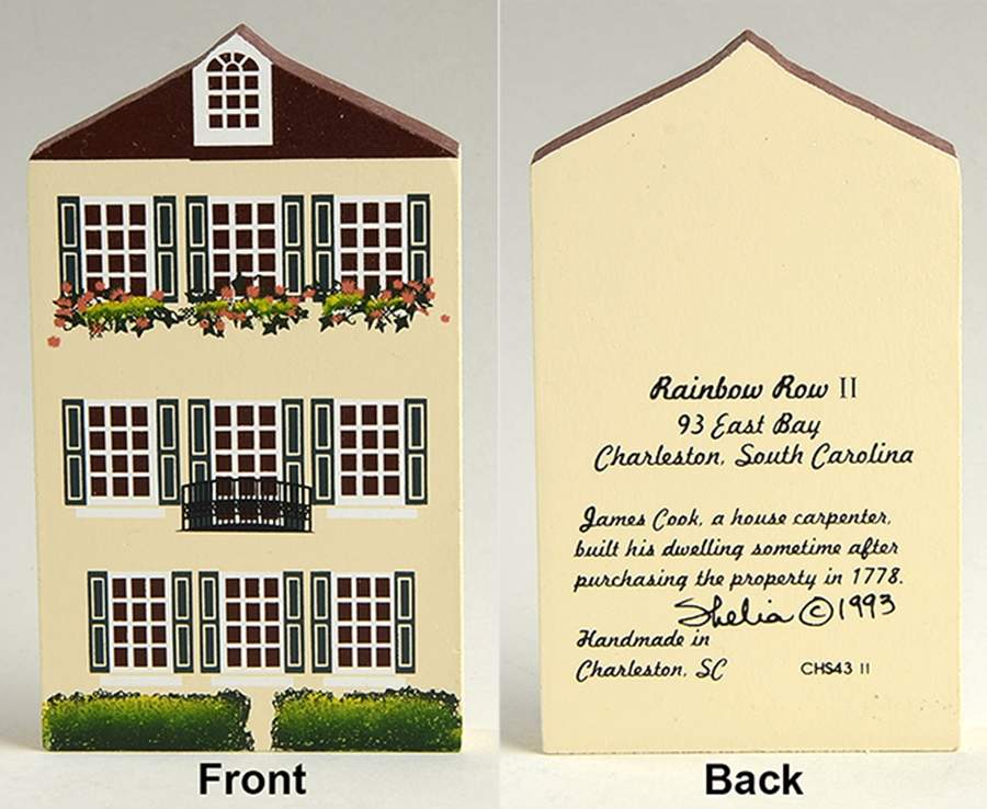 Rainbow Row II 93 East Bay - No Box by Shelias Collectibles-1