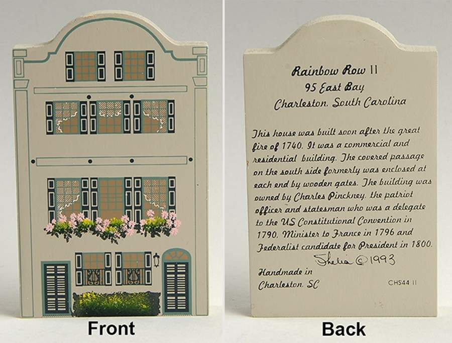 Rainbow Row II 95 East Bay - No Box by Shelias Collectibles-1