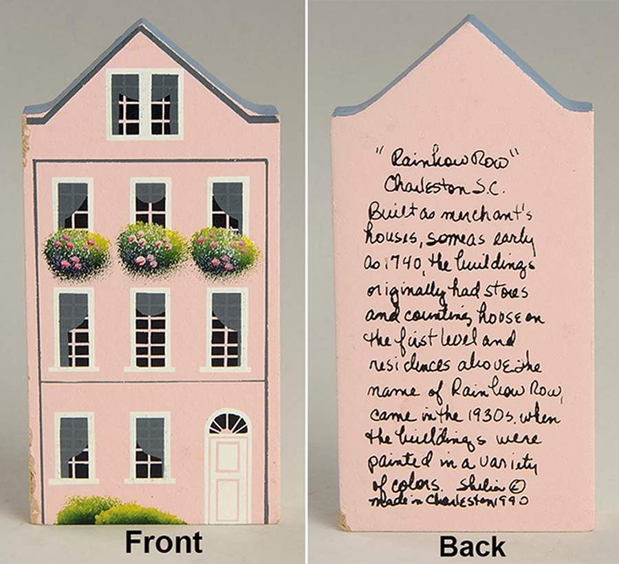 Rainbow Row Light Pink House - No Box by Shelias Collectibles-1