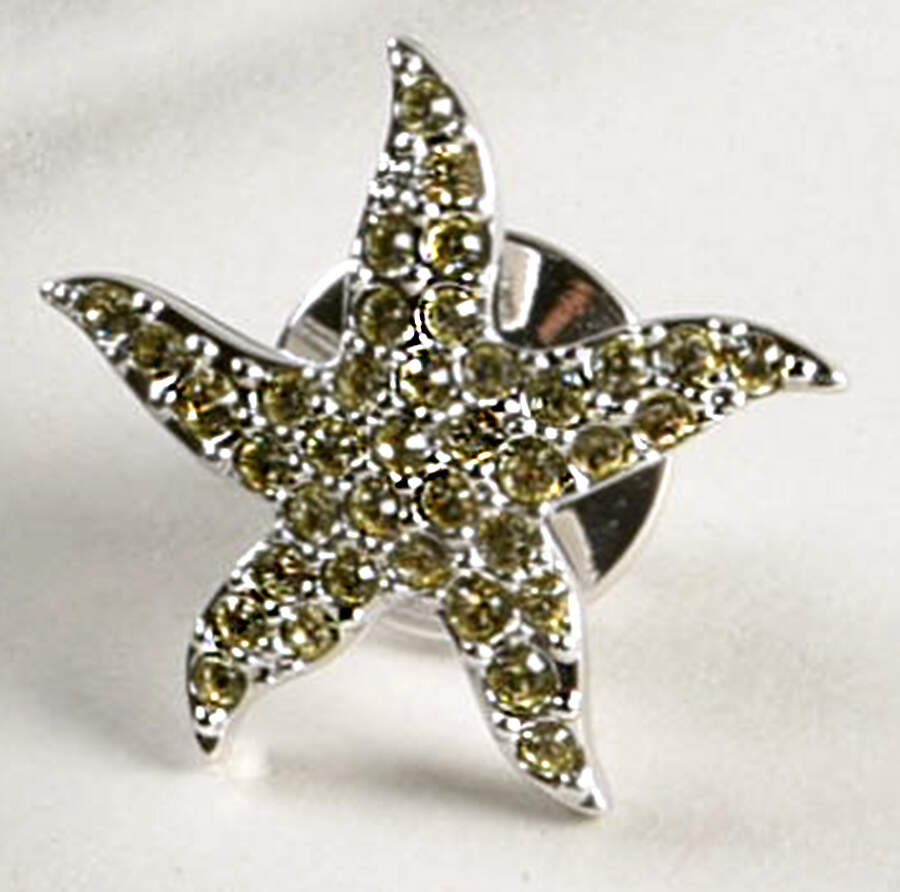 Society Member Jewelry 2006-Wonders Of The Sea Starfish Jonquil - Boxed by Swarovski-1