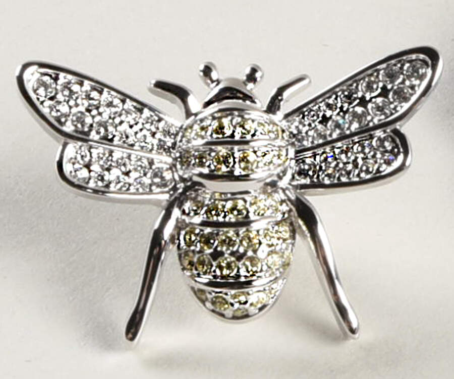 Society Member Jewelry 2007-Collector Bee Brooch - Boxed by Swarovski-1
