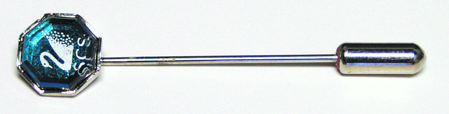 Society Member Jewelry 1988 Member Stick Pin-White Swan - No Box by Swarovski-1